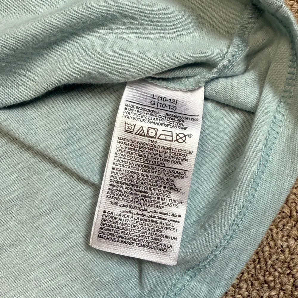⚡️3/$20⚡️Old Navy: Girls Blue Smocked Flowy Top, Size L (10/12)